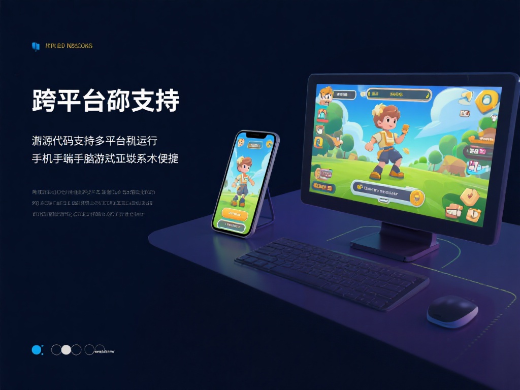 跨平台支持：源码支持多平台运行，包括手机端、电脑端